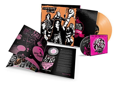 Alice Cooper “Live From The Astroturf” vinyl record and booklet set.