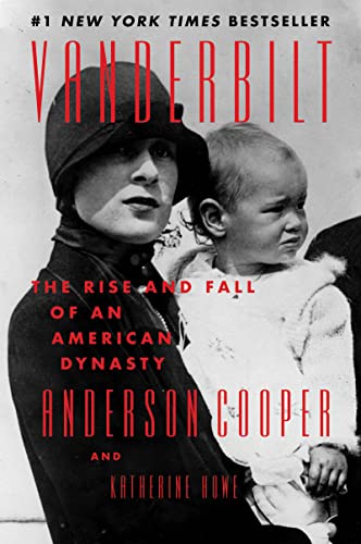 Book cover: a woman and child in vintage clothing, titled "Vanderbilt.