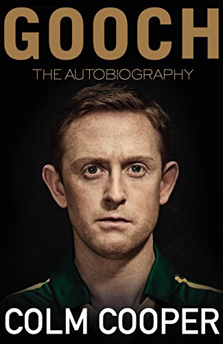 Book cover featuring a portrait of rugby player Colm Cooper, titled “Gooch.”