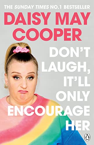 Book cover with a woman making a playful, puckered face.