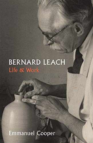Book cover featuring portrait of potter Bernard Leach at work.