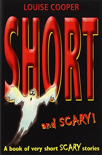 Book cover: "Short and Scary!" with a cartoon ghost illustration.