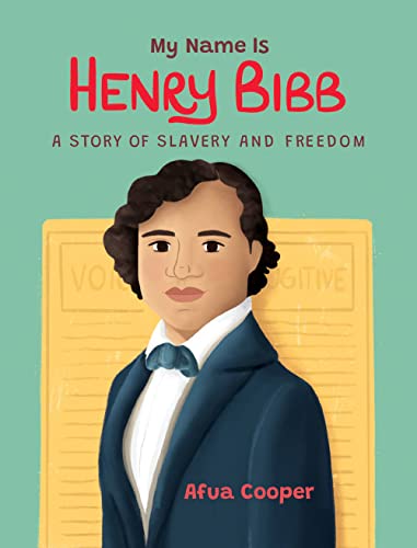 Book cover featuring a portrait of Henry Bibb, author of a slavery memoir.