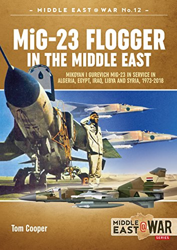 Book cover featuring MiG-23 fighter jets and a saluting pilot in the desert.