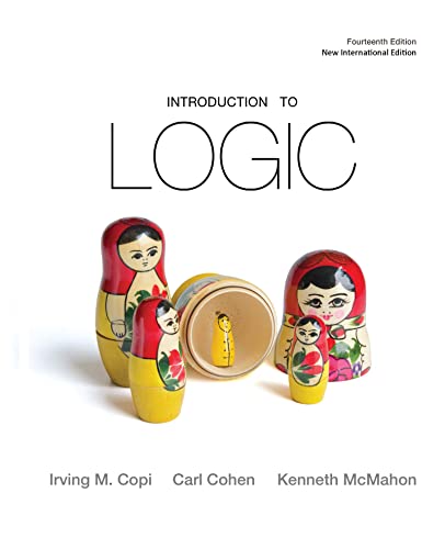 Book cover: "Introduction to Logic" with nesting dolls illustration.