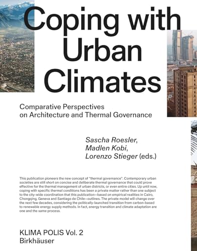 Book cover: “Coping with Urban Climates” with cityscapes in background.