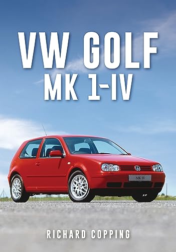 Red VW Golf Mk IV car on a book cover.