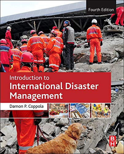 Book cover: "Introduction to International Disaster Management," fourth edition.