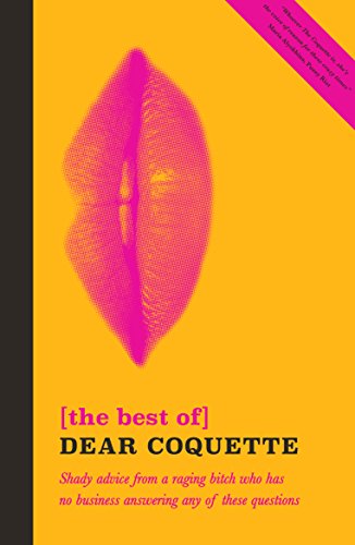 Yellow book cover with bright pink lips and bold black text.