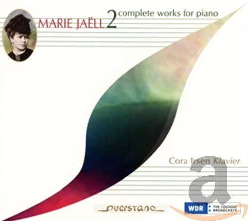 CD cover for Marie Jaëll piano works, featuring a portrait and abstract design.