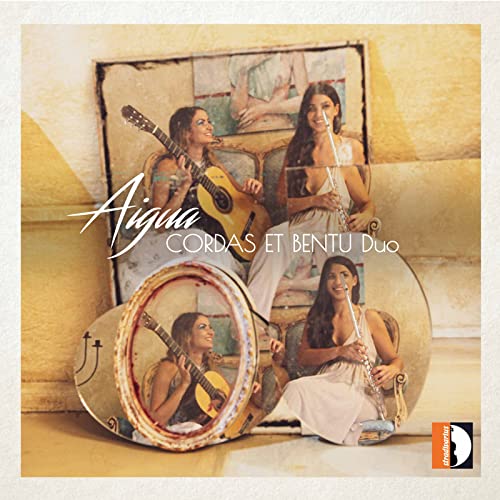CD cover featuring two women with instruments against a painted backdrop.