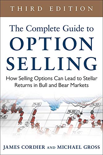 Book cover for "The Complete Guide to Option Selling," third edition.