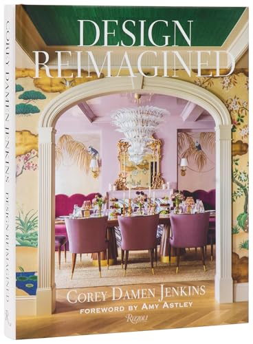 Book cover featuring a brightly decorated dining room with pink chairs.