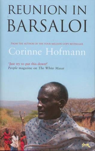 Book cover: "Reunion in Barsaloi" featuring a man and distant landscape.