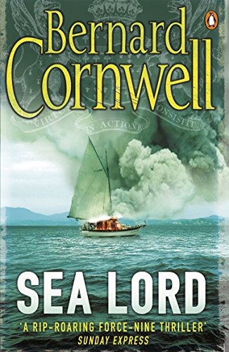 Book cover: "Sea Lord" by Bernard Cornwell, featuring a sailing ship at sea.