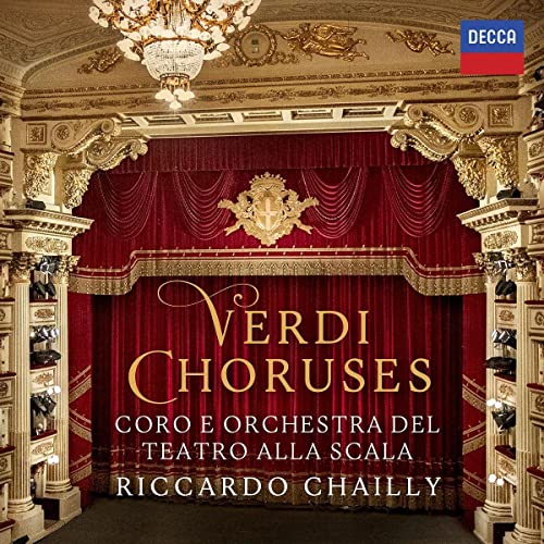 CD cover for Verdi Choruses by Coro e Orchestra del Teatro alla Scala.