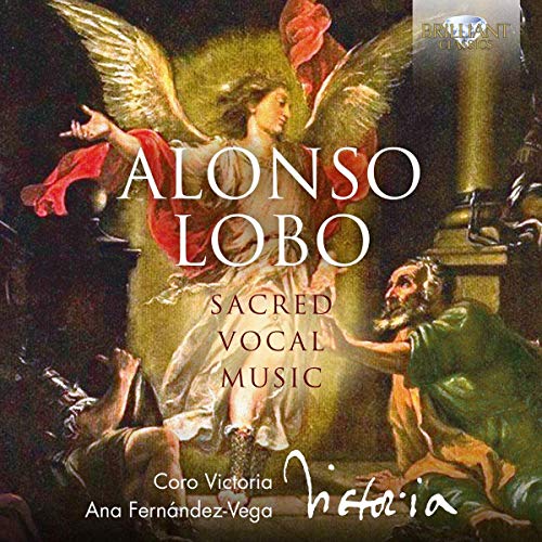 CD cover for Lobo’s “Sacred Vocal Music” featuring religious imagery.