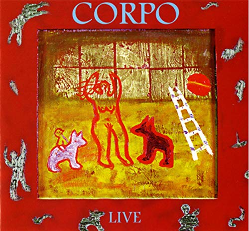 CD cover with abstract painting of figures and a ladder.