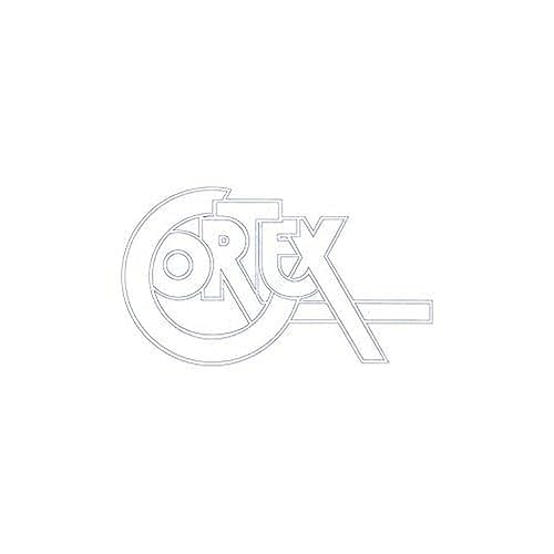 White line art of the word "Cortex" in a stylized logo.