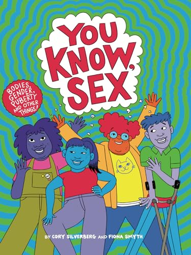 Book cover featuring four diverse cartoon characters against a wavy blue and green background.