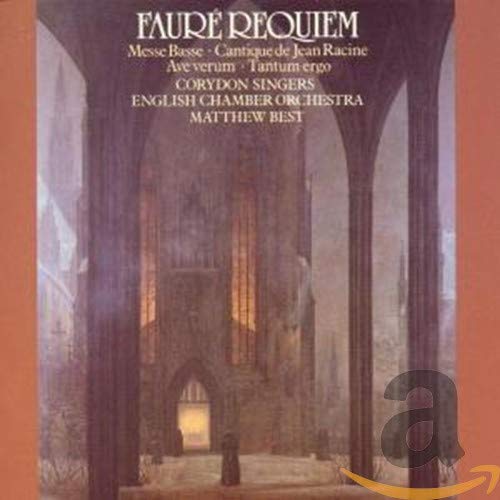 CD cover for Fauré’s Requiem featuring a cathedral interior scene.