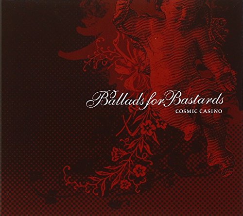 Red CD cover with ornate floral designs and cherub imagery.