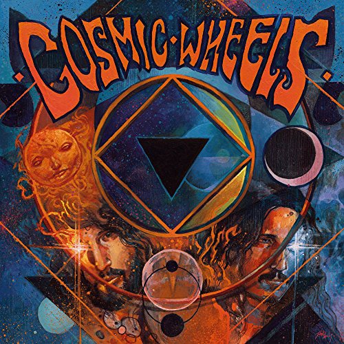 CD cover with cosmic imagery, faces, and orange, swirling text.