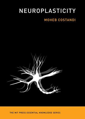 Black book cover with white text “Neuroplasticity” and a neuron illustration.