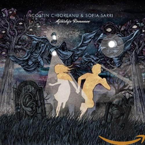 CD cover: Couple silhouetted beneath a tree with a glowing moon.