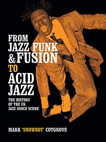 Book cover featuring a person in a suit mid-air against a black background.