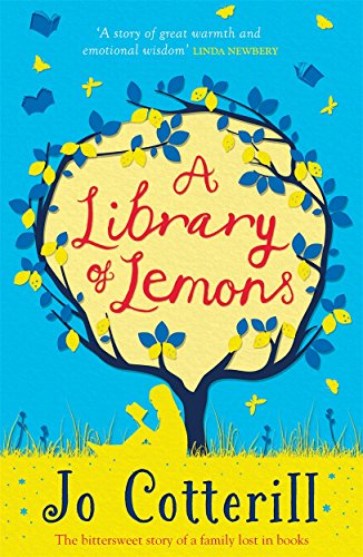 Book cover featuring a silhouette of a person reading under a lemon tree.