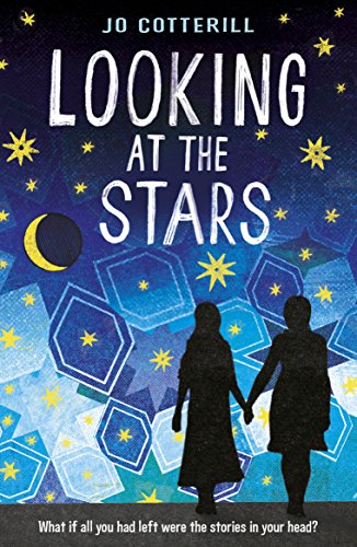 Book cover: "Looking at the Stars" with silhouettes of two figures.