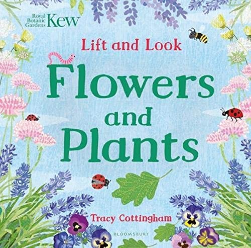 Book cover with colorful illustrations of flowers, plants, and insects.