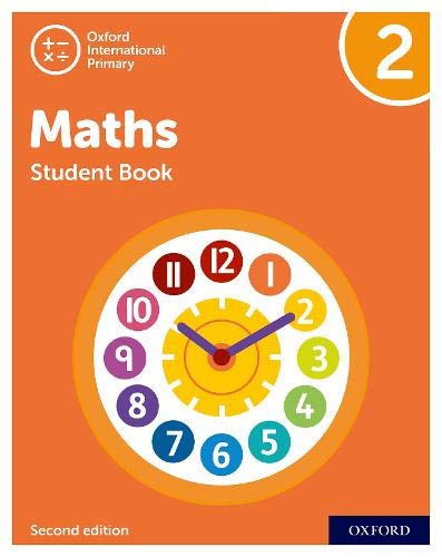 Orange textbook cover with a colorful clock face showing 1:05.