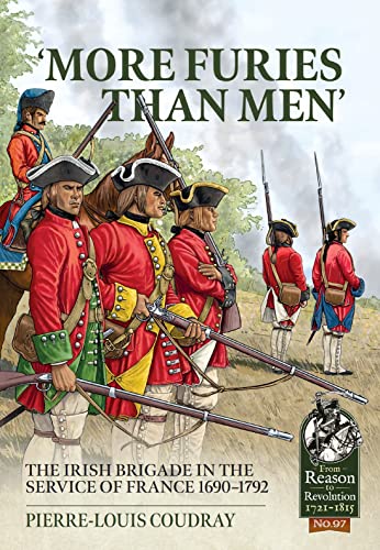 Book cover depicting 18th-century soldiers, titled “More Furies Than Men.”