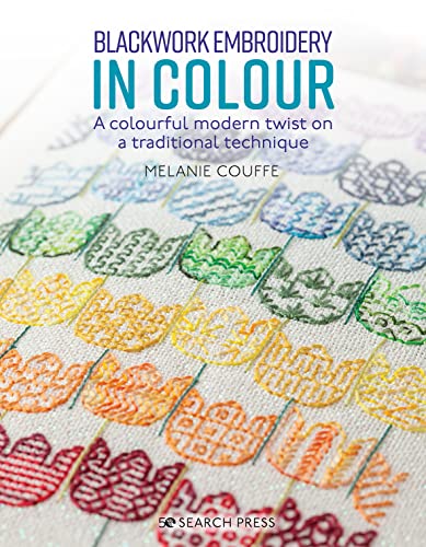 Book cover featuring colourful embroidered floral patterns on linen.