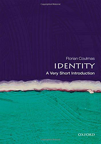 Book cover: "Identity" by Florian Coulmas, Oxford University Press edition.