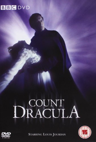 DVD cover featuring a man in a dark cape holding a glowing object, with purple background.
