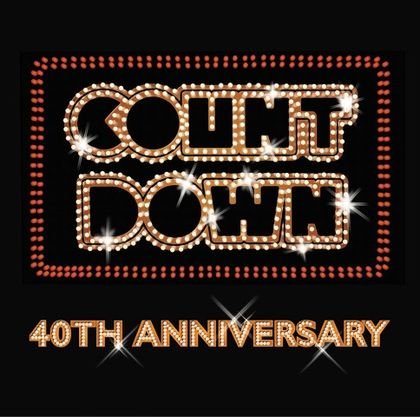 Countdown" text in sparkling lights with "40th Anniversary" below.