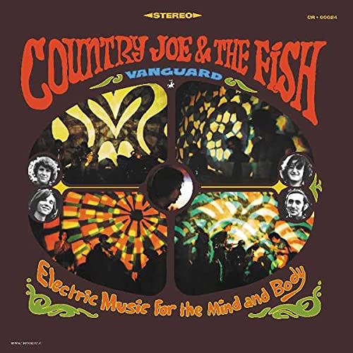Album cover for Country Joe & The Fish, psychedelic art, portraits.
