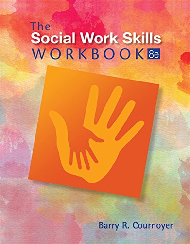 Book cover: "The Social Work Skills Workbook" with orange handprint.