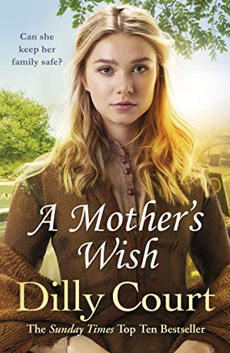 Book cover: young woman with long hair, title "A Mother's Wish".