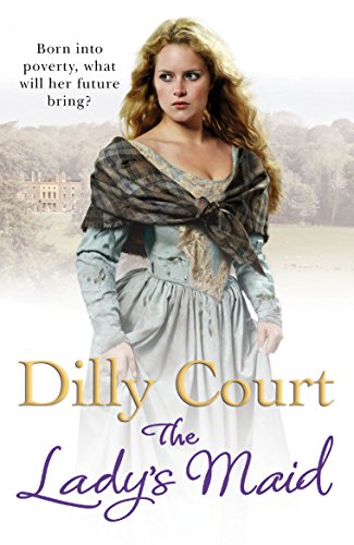 Book cover: woman in historical dress, “The Lady’s Maid” title.