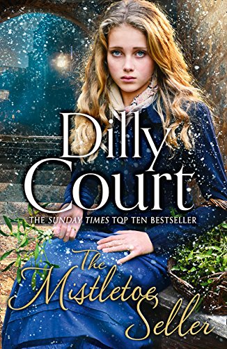 Book cover: young woman in blue coat, snowy winter scene.