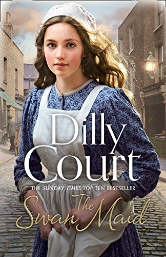 Book cover featuring a young woman in historical dress on a street.