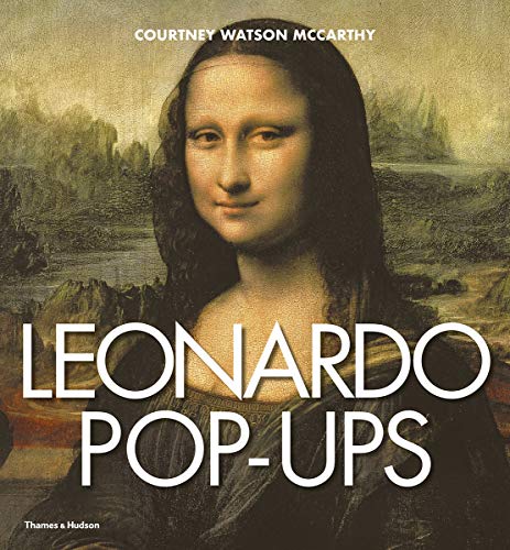 Book cover featuring the Mona Lisa with “Leonardo Pop-ups” title.