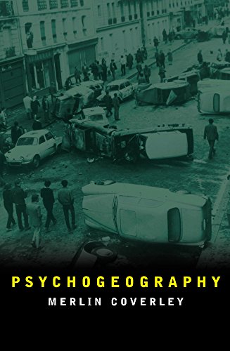 Book cover: wrecked cars in a city street, title “Psychogeography”.