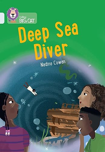 Book cover: children looking at a diver and shipwreck underwater.