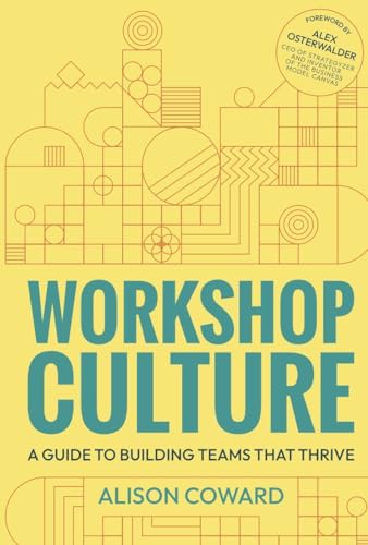 Book cover: "Workshop Culture" by Alison Coward, with abstract yellow design.