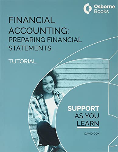 Book cover: “Financial Accounting: Preparing Financial Statements Tutorial” with a student.